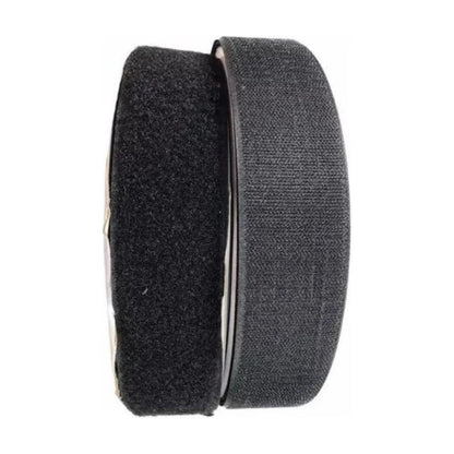 Contactel Velcro Felpa Y Gancho De 2 Pulgadas Negro (25mts)