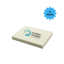 10 Pz Pleca Felpa Vinil Sublimar Sublimacion Color Make Blanco