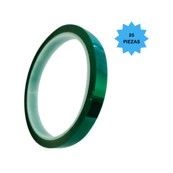 Cinta Térmica Sublimar Sublimación 10 Mm  Color Verde Color Make