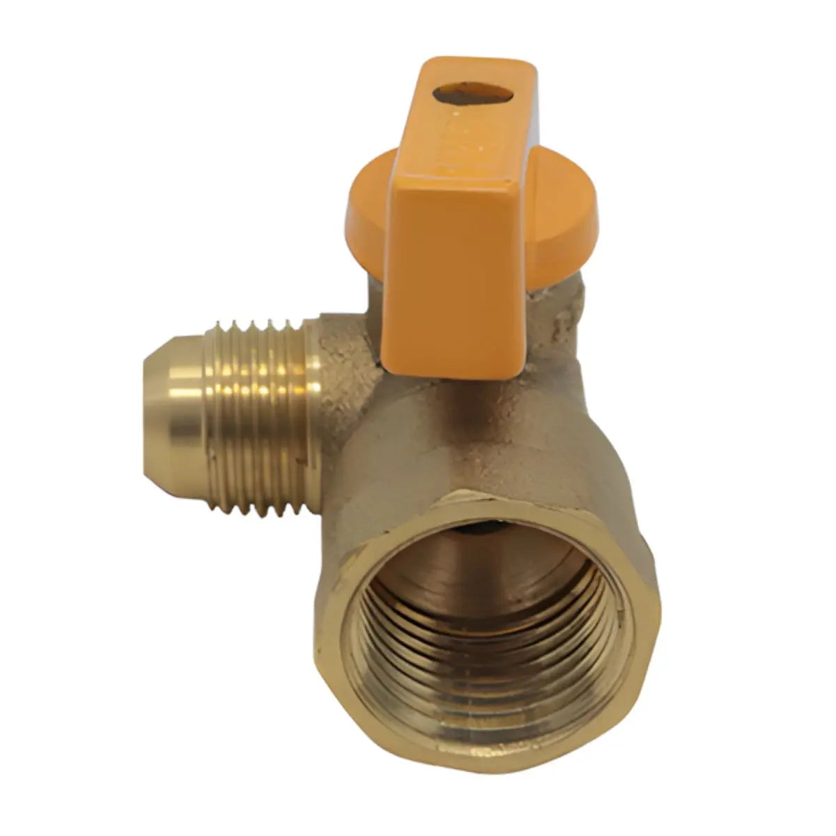 Valvula De Control H*M 90° Mariposa 3/8” x 1/2” CNX - CNX - vista lateral