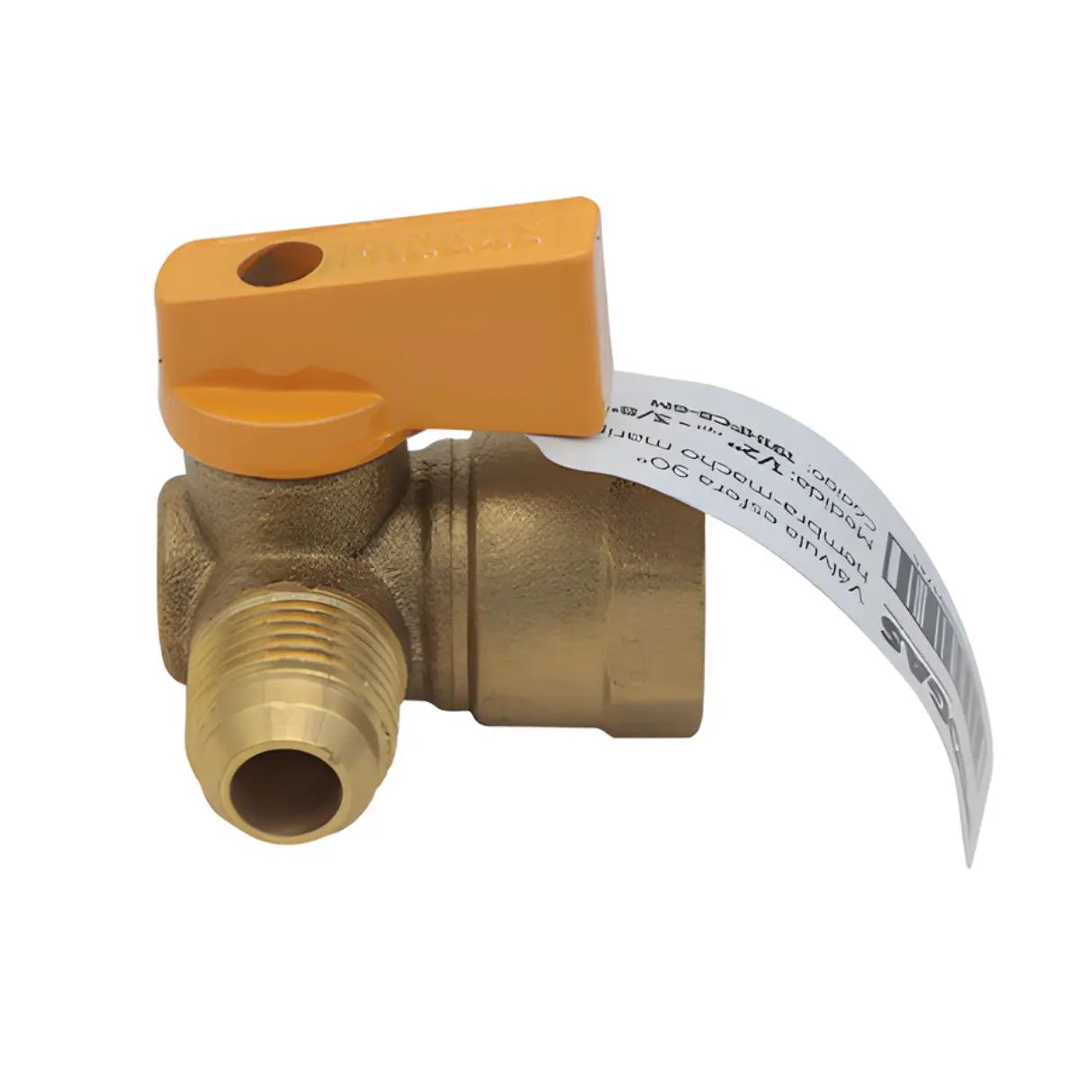 Valvula De Control H*M 90° Mariposa 3/8” x 1/2” CNX - CNX - vista trasera