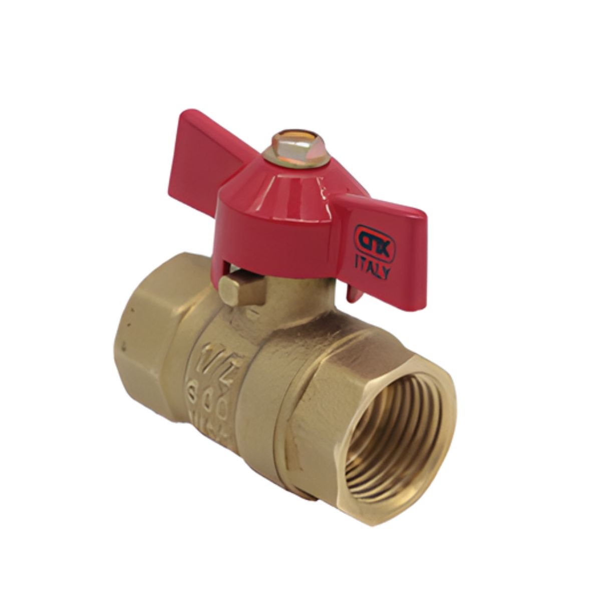 Valvula Esfera Roscable H*H 1/2" 300 Psi Mariposa CNX