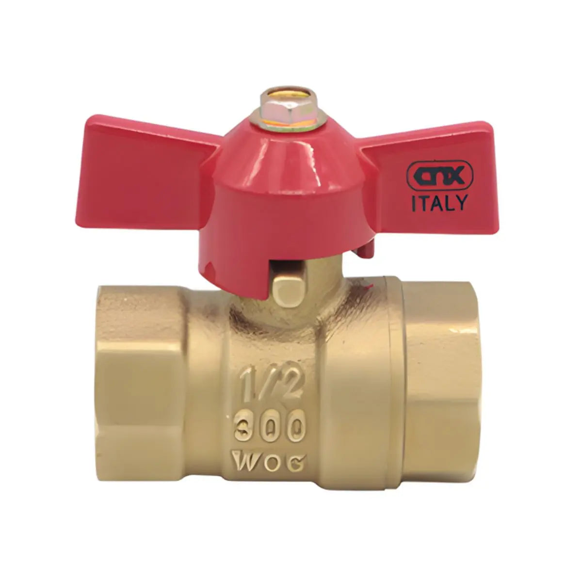 Valvula Esfera Roscable H*H 1/2" 300 Psi Mariposa CNX INNER 14PZ - CNX - vista lateral
