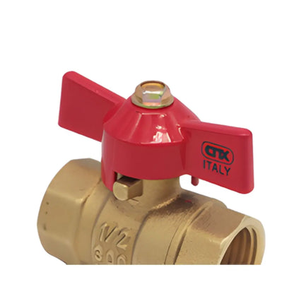 Valvula Esfera Roscable H*H 1/2" 300 Psi Mariposa CNX INNER 14PZ - CNX - vista trasera