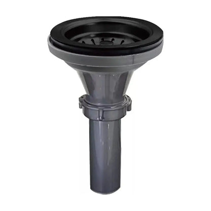Contracanasta Para Fregadero Con Tubo Acero Inox Negro Mate - CNX - vista lateral