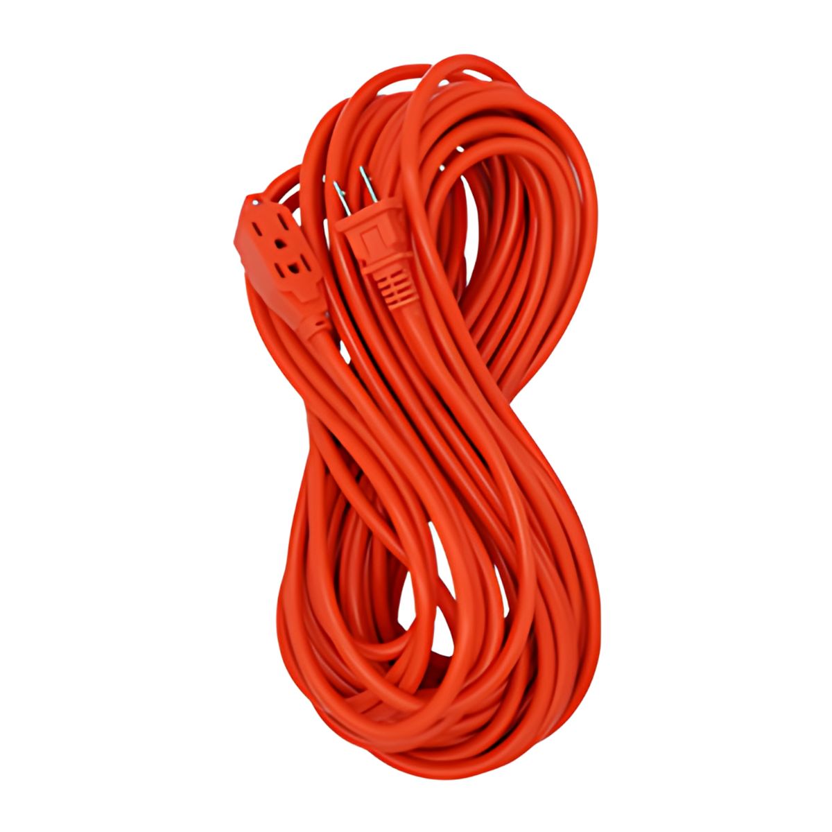 Extensión Eléctrica Naranja 25m Techtools Clavija Estándar