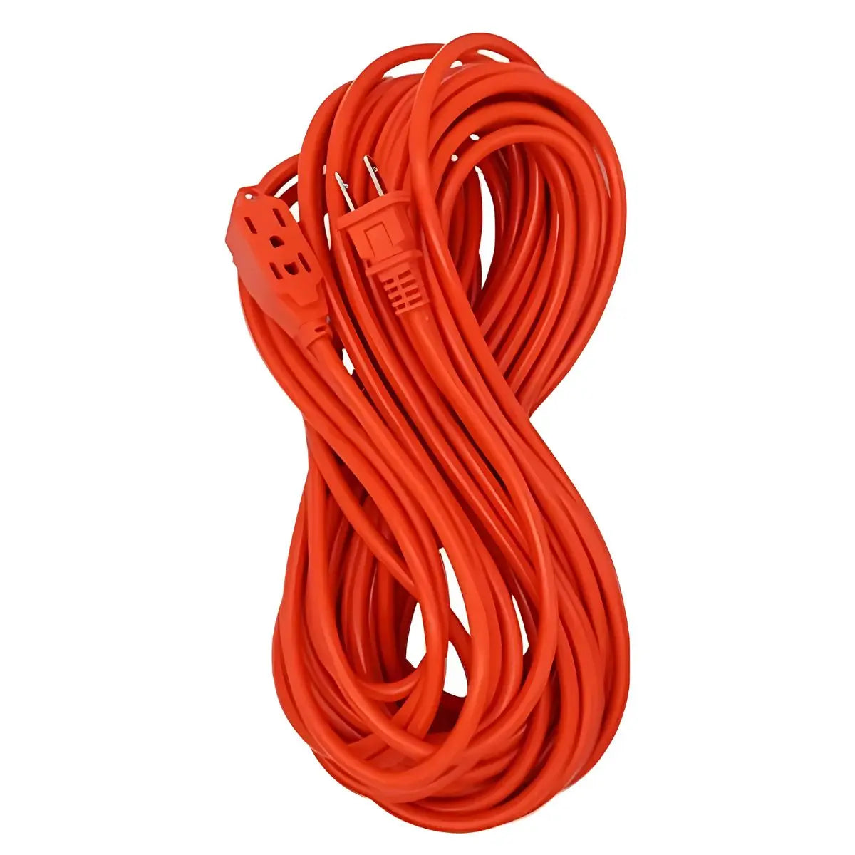 EXTENSION ELECTRICA NARANJA CON CLAVIJA ESTANDAR 30M CNX - CNX - vista lateral