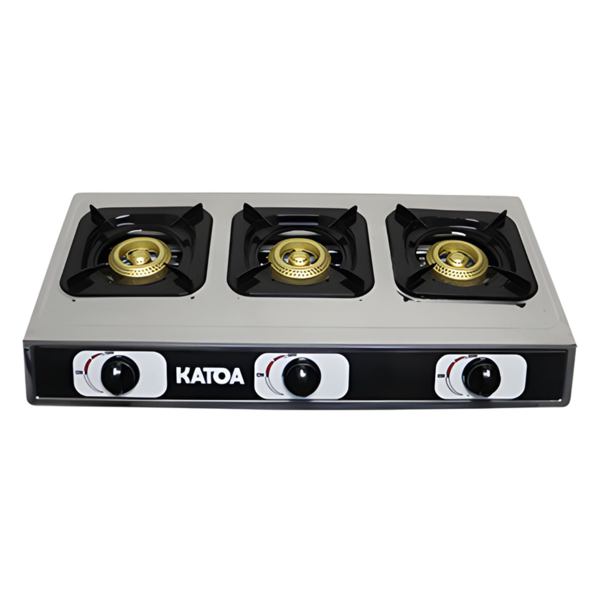 Katoa Estufa Mesa 3 Quemadores Acero Inoxidable