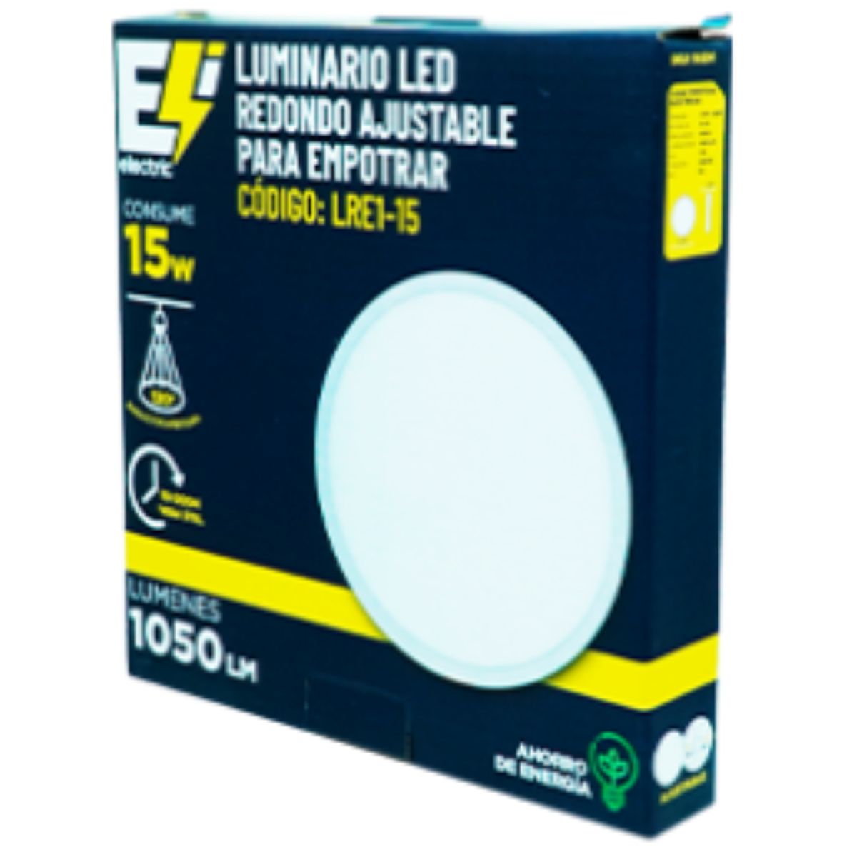 Luminario Led Eli Electric Redondo Ajustable Empotrar 175x20 mm