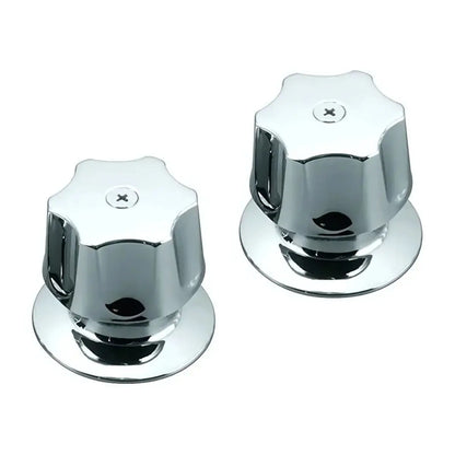 Juego Manerales Meer Zinc Regadera Cromado Color Plateado - CNX - vista lateral