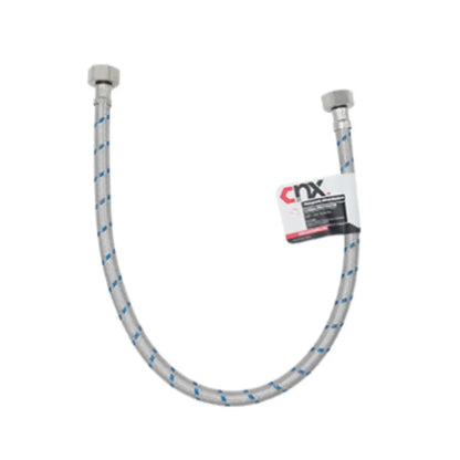 Manguera Alimentadora Tuerca Acero Inoxidable 1/2"*7/8"x35cm CNX - CNX - vista lateral