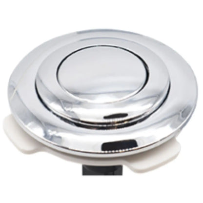 Boton Universal WC MEER Cromado ABS Sanitario - CNX - vista lateral