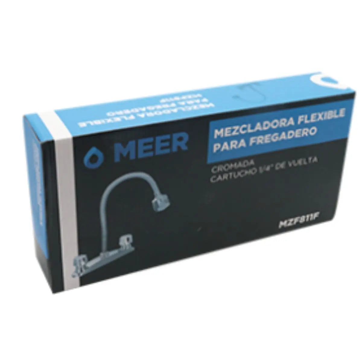 Mezcladora Fregadero MEER Flexible Cromada - CNX - empaque