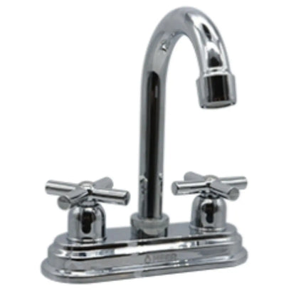 Mezcladora Lavabo MEER 4" Bimando Alta Resistencia - CNX - vista trasera