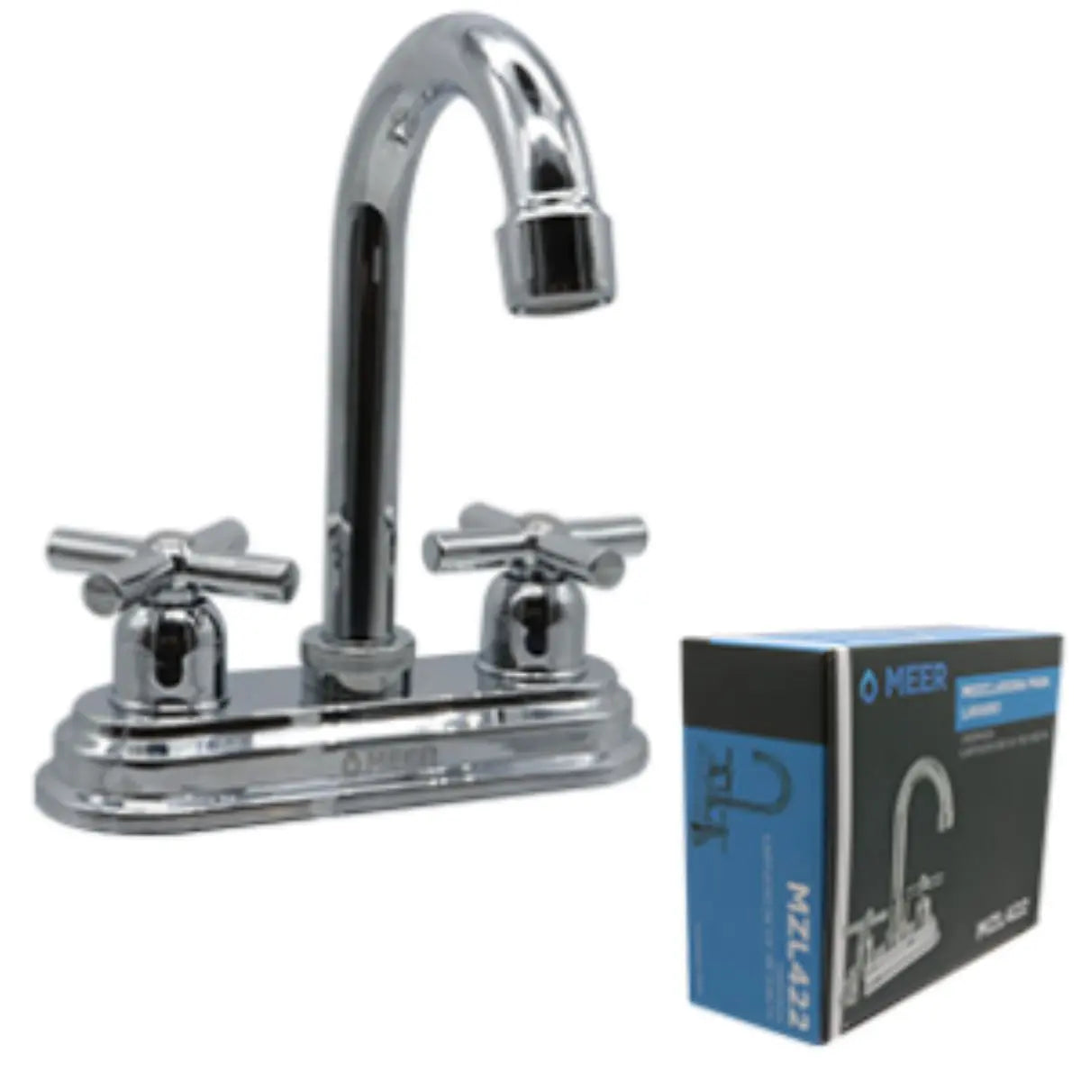 Mezcladora Lavabo MEER 4" Bimando Alta Resistencia - CNX