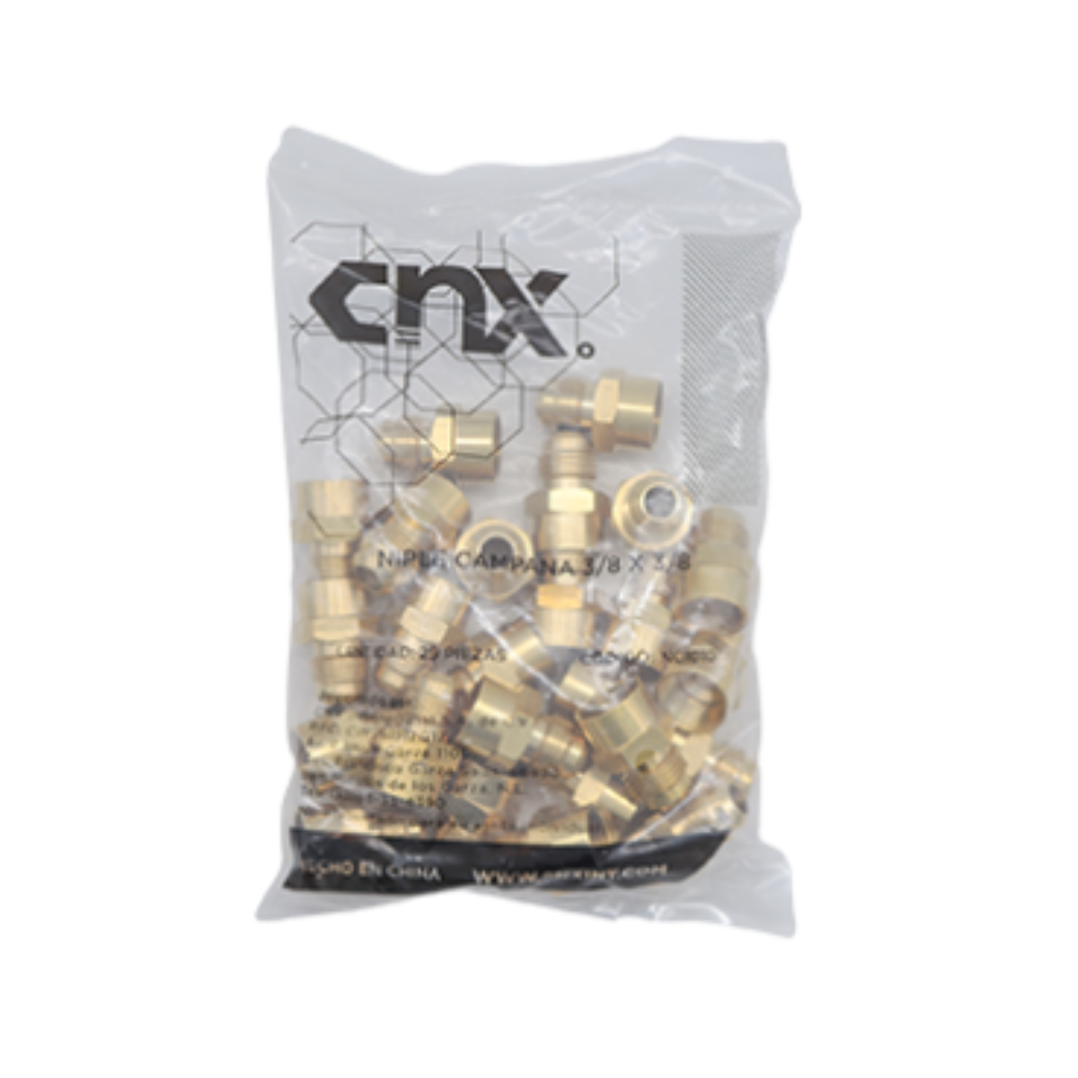 Niple Campana 3/8" * 1/2" CNX Herramientas