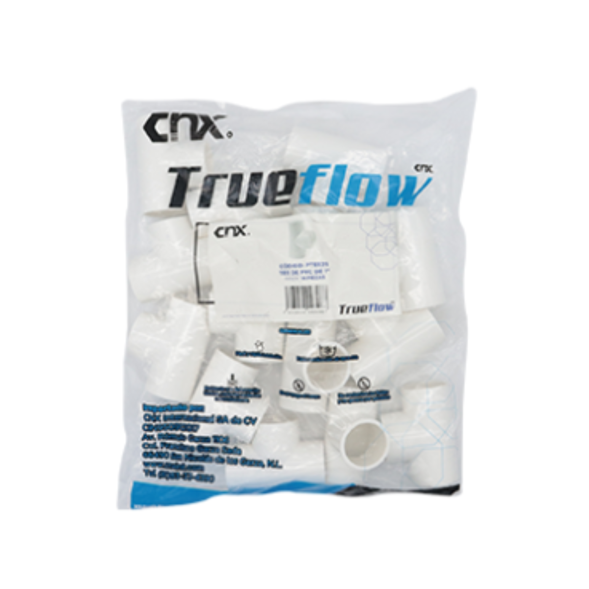 Conexion Tipo Tee pvc 1" CNX Ferreteria Herramientas