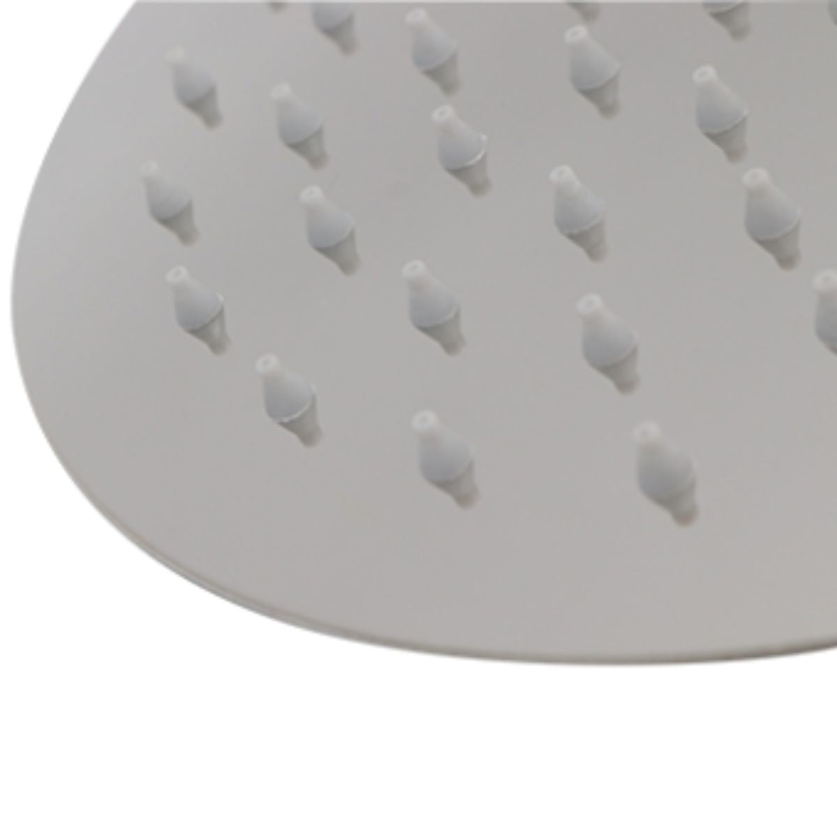 Regadera MEER Redonda 8 Pulgadas Acero Inoxidable