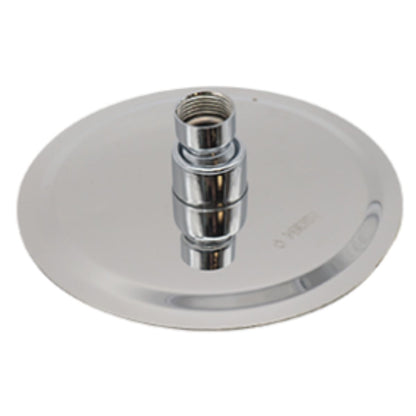 Regadera MEER Redonda 6" Acero Inoxidable Sistema Anti Sarro Cromada