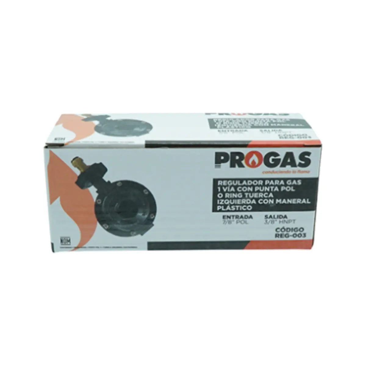 Regulador Para Gas 1 Via Aluminio Progas Progas