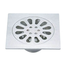 RESUMIDERO CUADRADO 4" ACERO INOX CON TRAMPA ANTIC - CNX