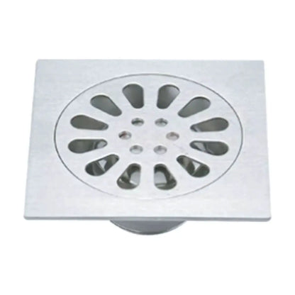 RESUMIDERO CUADRADO 4" ACERO INOX CON TRAMPA ANTIC - CNX - vista lateral