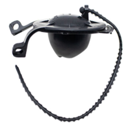 Sapo WC 2" MEER Flexible Cadena Flexible Negro