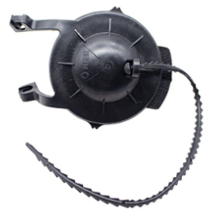 Sapo WC 2" MEER Flexible Cadena Flexible Negro