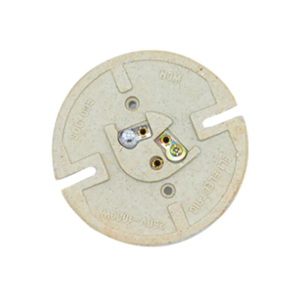 Socket Roseta Ceramica 4 1/2" Conexion Electric ELI ELECTRIC