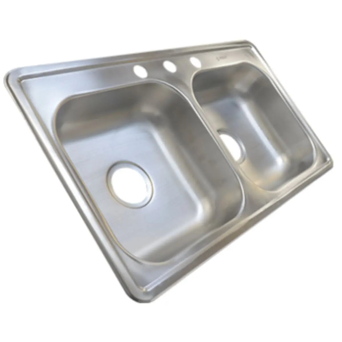 Tarja Doble MEER Empotrable Acero Inoxidable 84 x 48 x 15 Meer