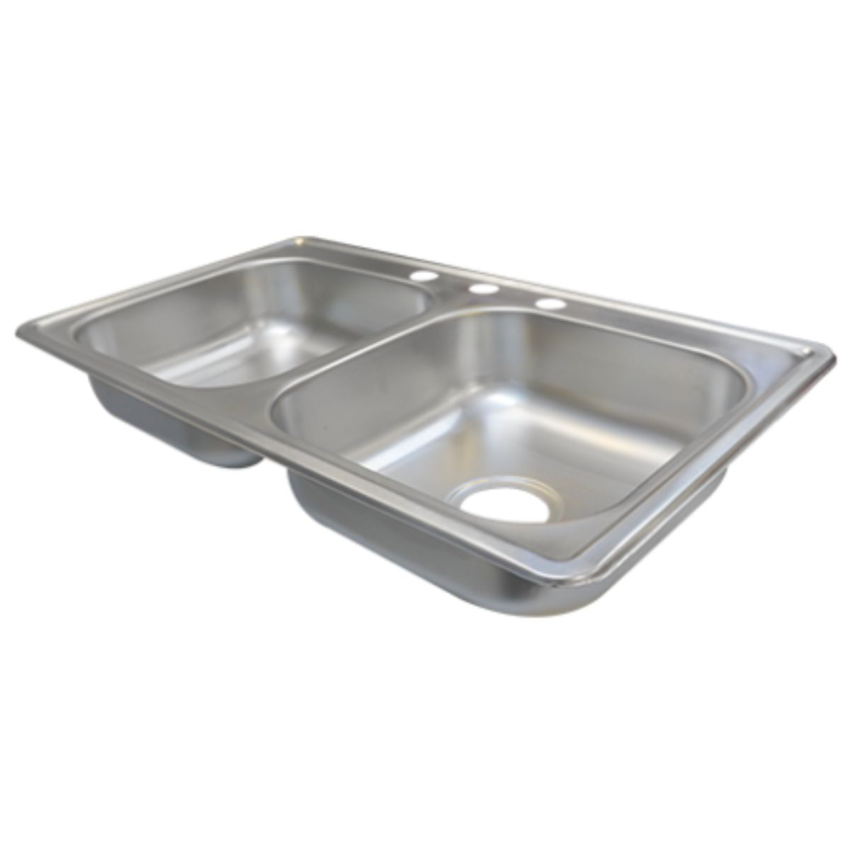 Tarja Doble MEER Empotrable Acero Inoxidable 84 x 48 x 15