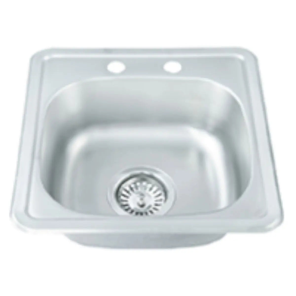 Tarja Sencilla MEER Empotrar Acero Inoxidable 38 x 38 x 15 - CNX