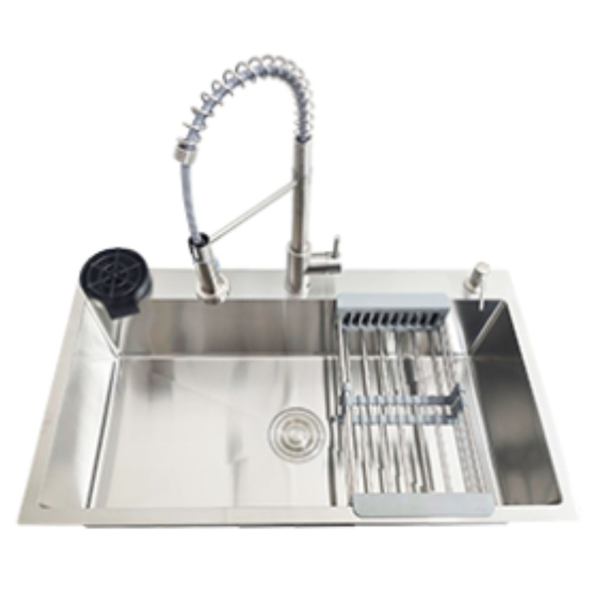 Set Tarja MEER Mezcladora Accesorios Empotrable Satinada