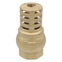 Valvula Pie CNX 3/4" Retencion Laton Agua