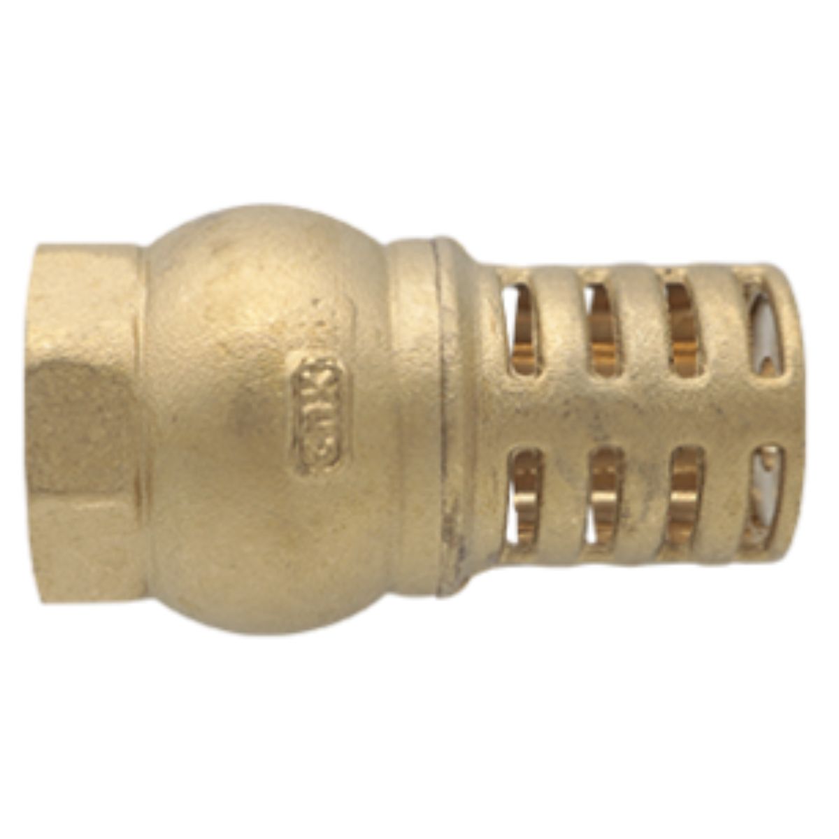 Valvula Pie CNX 3/4" Retencion Laton Agua