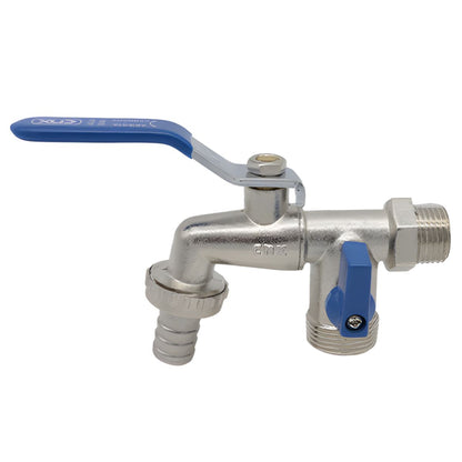 CNX Llave Nariz Italiana Dual 1/2" Niquelada