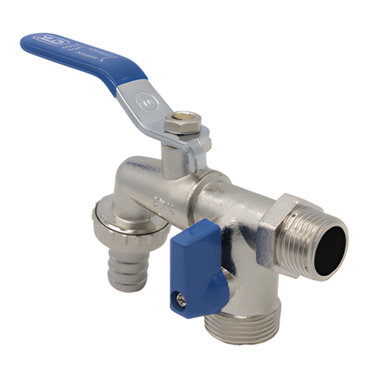 CNX Llave Nariz Italiana Dual 1/2" Niquelada