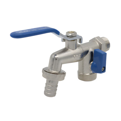 CNX Llave Nariz Italiana Dual 1/2" Niquelada