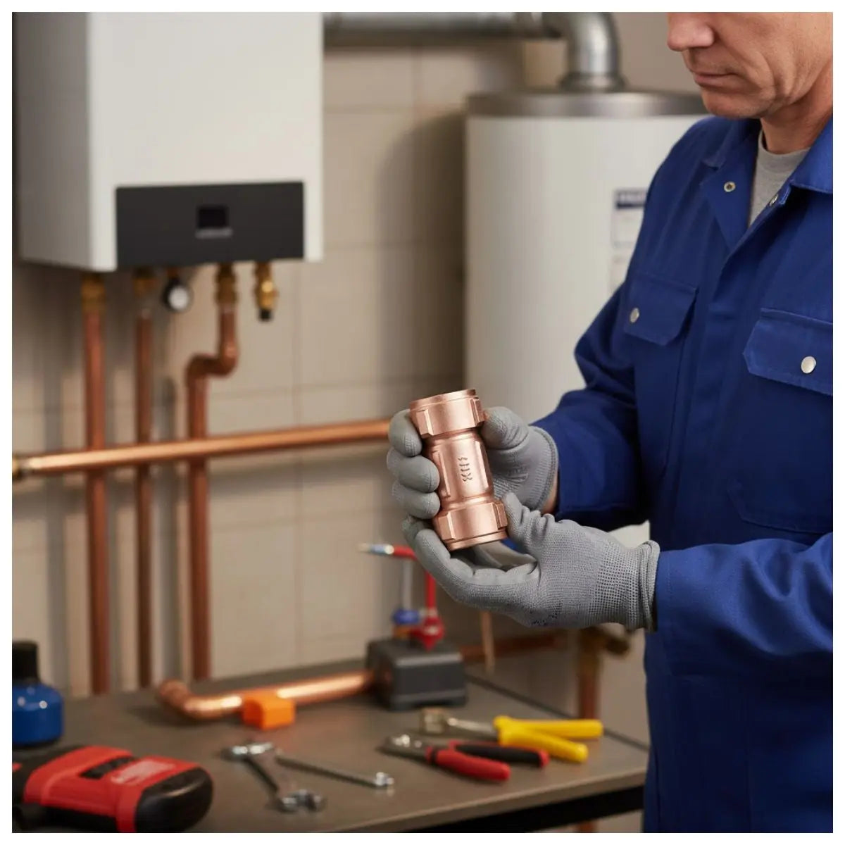CNX Cople Reparación Cobre 3/4" MASTER 100PZ - CNX - empaque