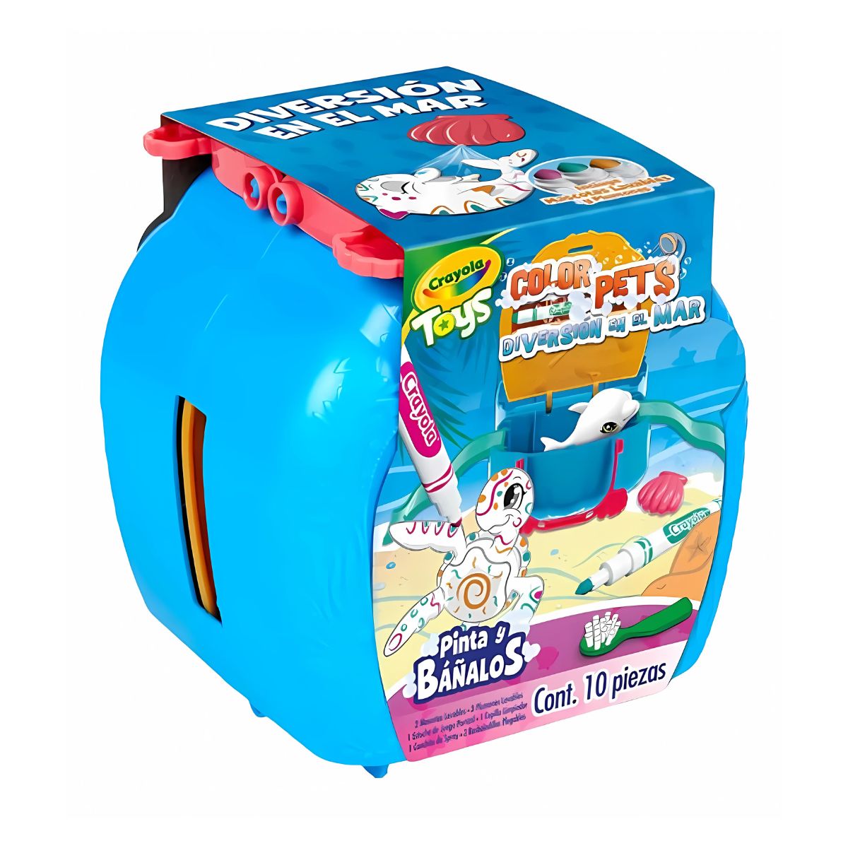 Color Pets Diversión En El Mar Crayola Toys Juguete Lavable