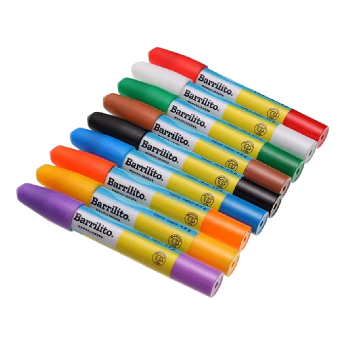 9 Crayones Maquillaje Barrilito Cry9 Colores Rostro Cuerpo Barrilito