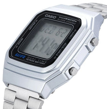 Reloj Digital Casio Retro Color Plateado Acero Inoxidable A178wa-1a - Casio