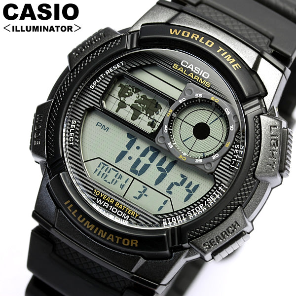 Reloj Digital Casio Youth Series Color Negro Ae-1000w-1av