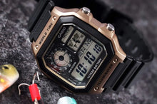 Reloj Digital Casio Ae-1200wh-5av C/negro café Correa/resina - Casio - vista lateral