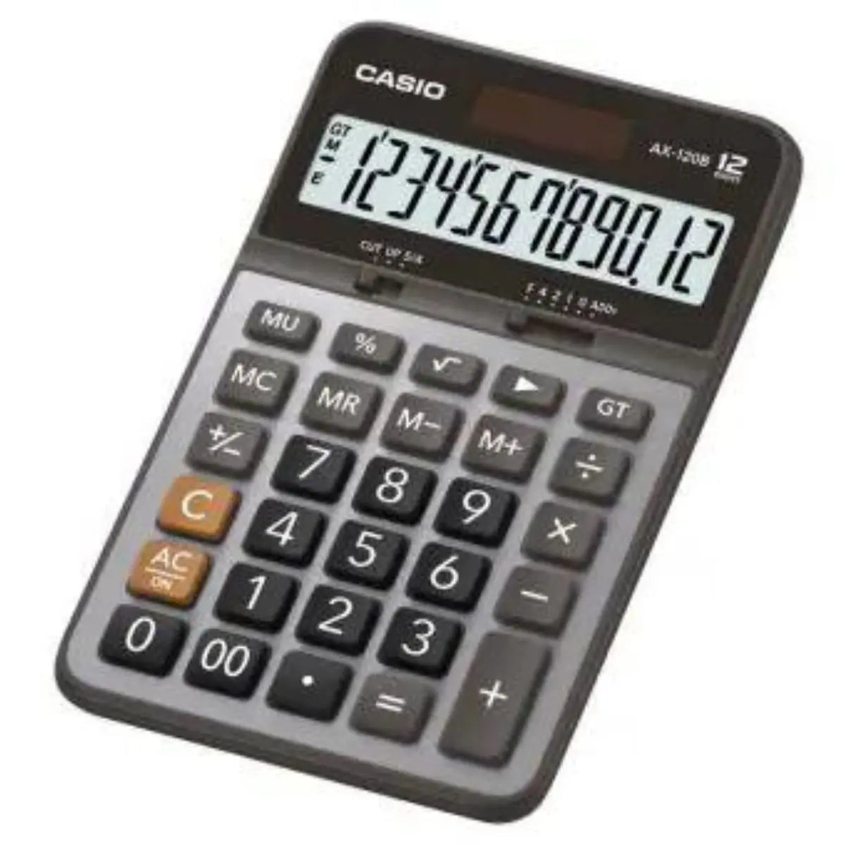 Calculadora de Escritorio Casio Ax-120b Gris 12 Dígitos - Casio - uso