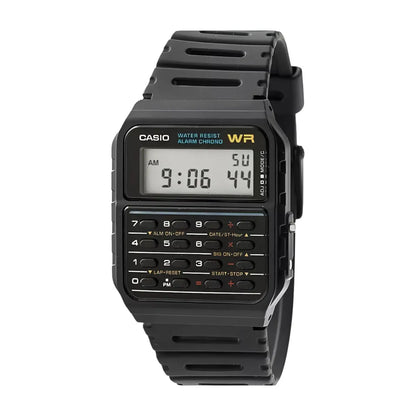 Reloj Digital Casio Calculadora Ca-53w-1z Resina Color Negro - Casio - vista lateral