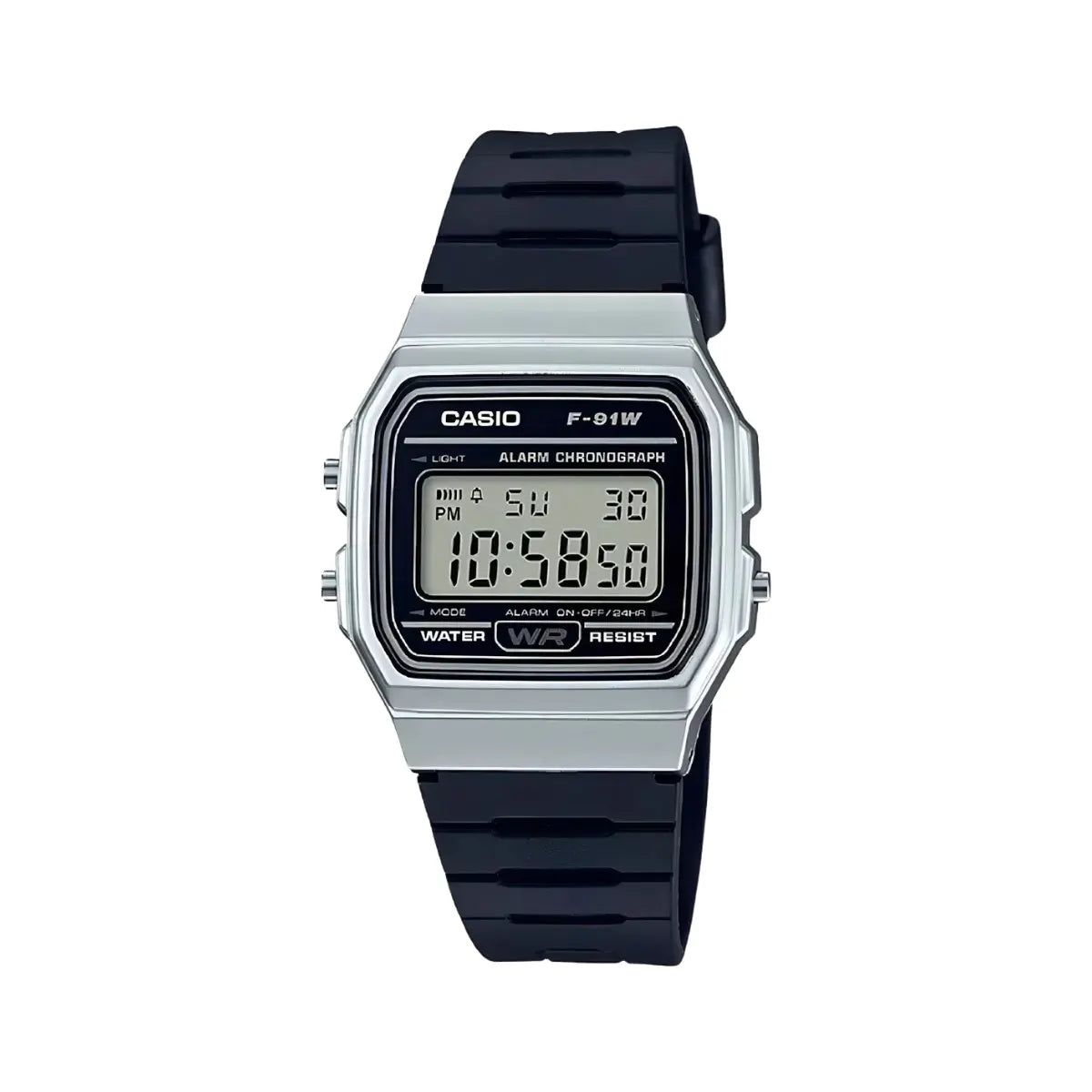 Reloj Casio Collection F-91wm-7a C/negro Cuerpo/plateado - Casio