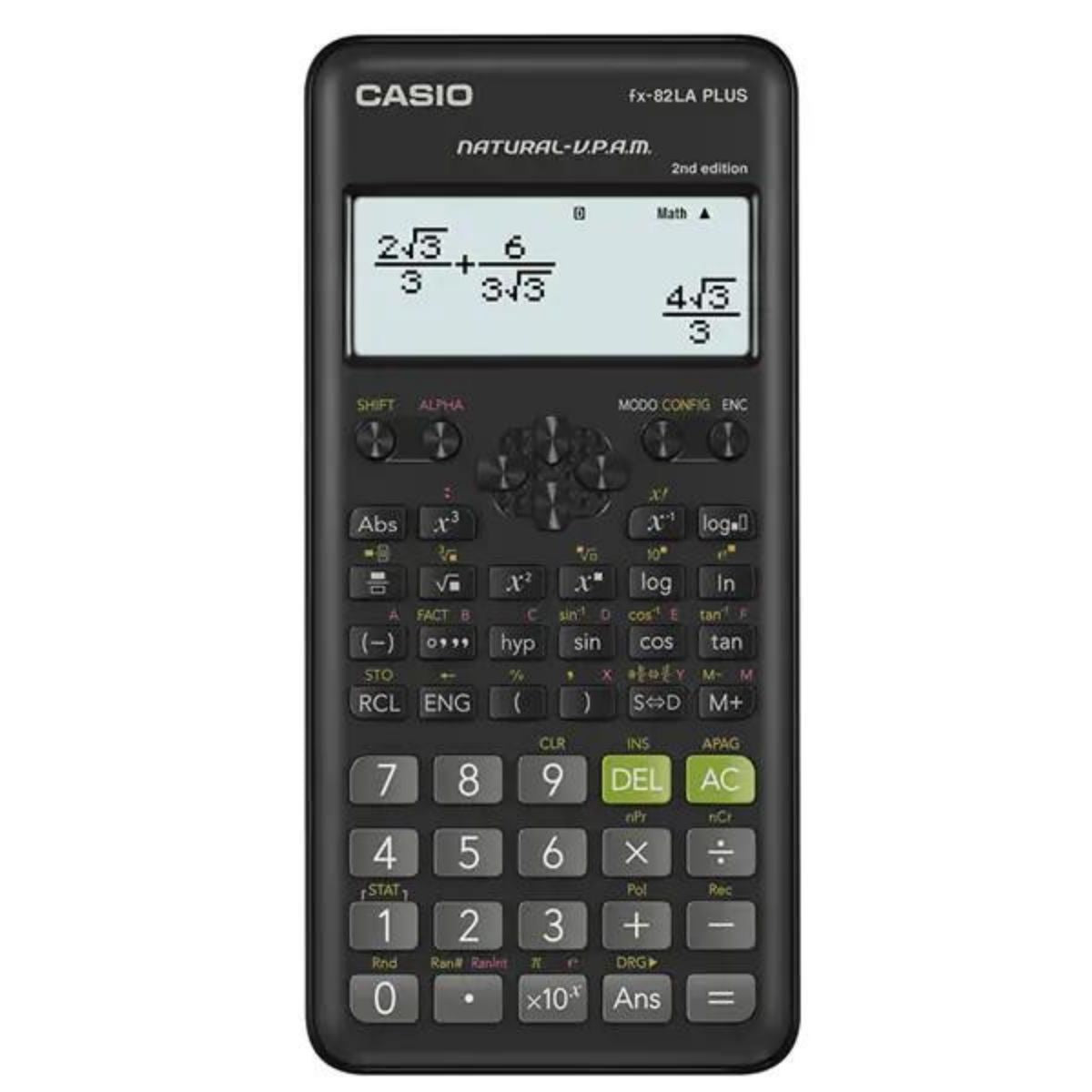 Calculadora Científica Casio Fx-82la Plus2 252 Funciones Elegir Color
