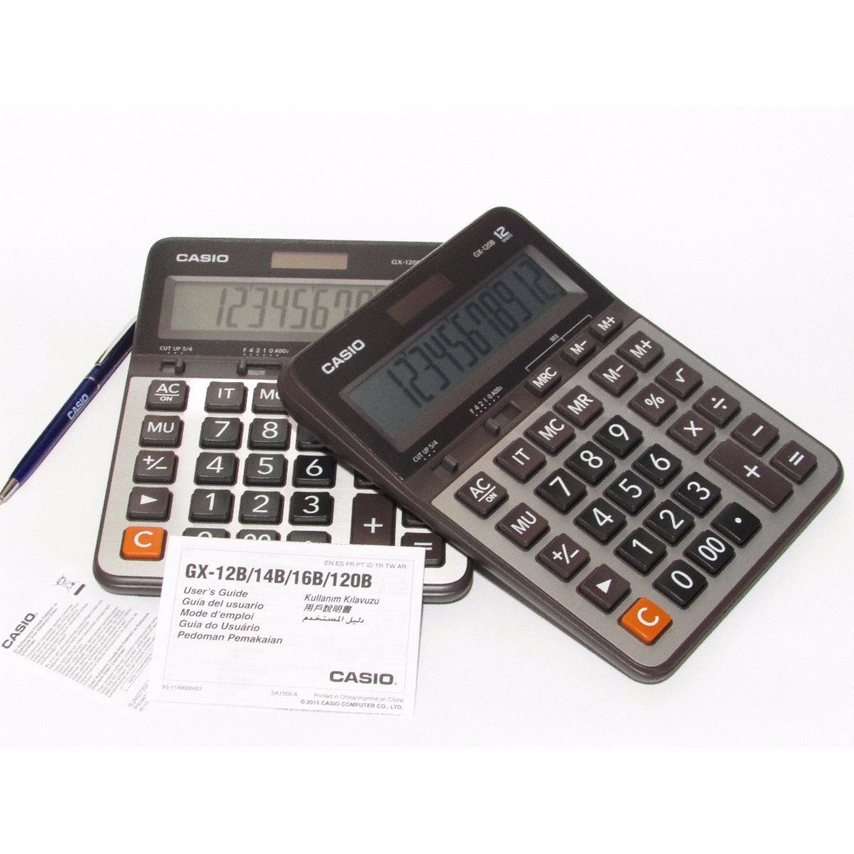 Calculadora de Escritorio Casio Gx-120b 12 Dígitos Cuadrada Casio