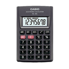 Mini Calculadora Casio Hl-4a 8 Dígitos Portátil Bolsillo Casio